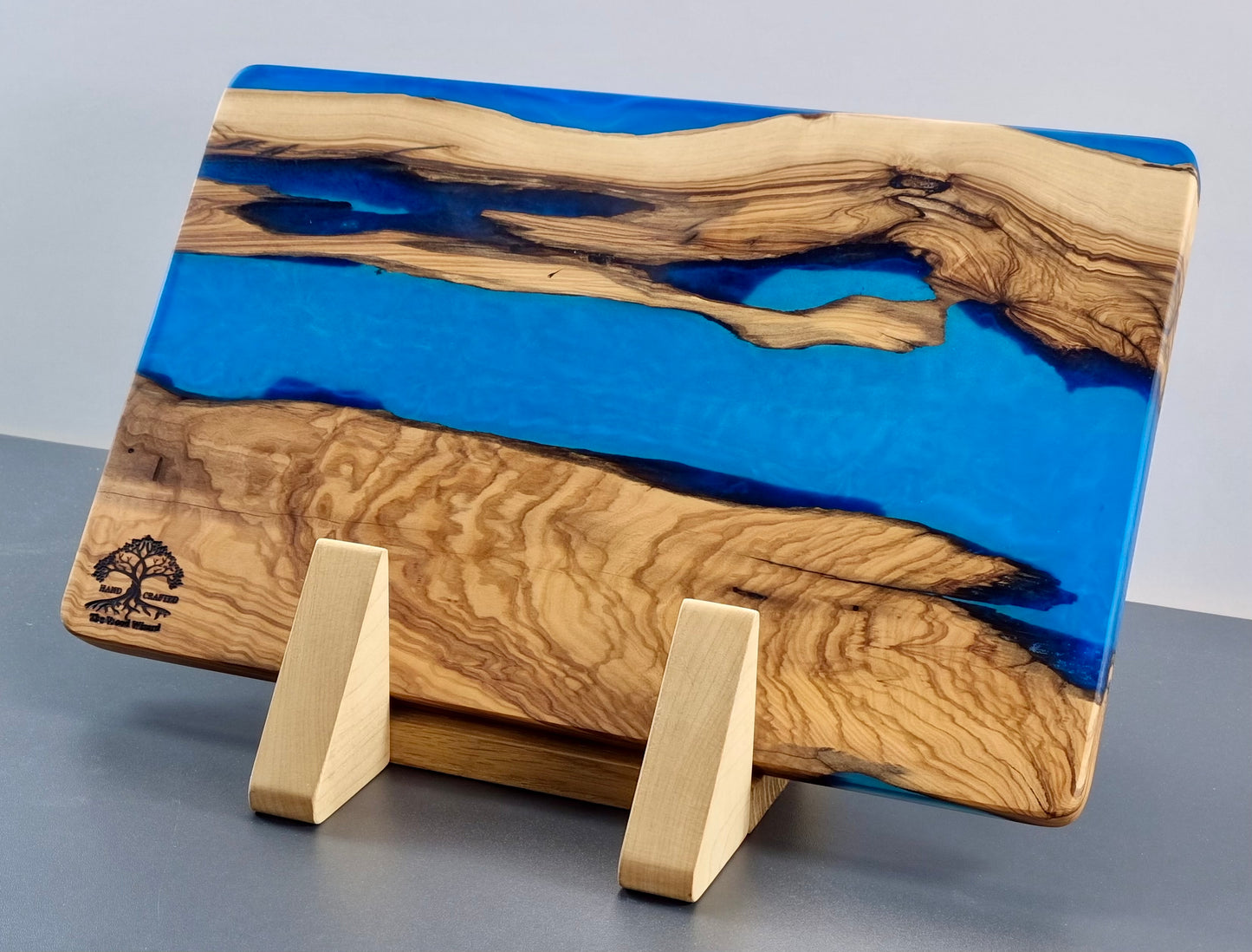 Olive Wood Serving/Cutting Board - Epoxy Resin All Colours
