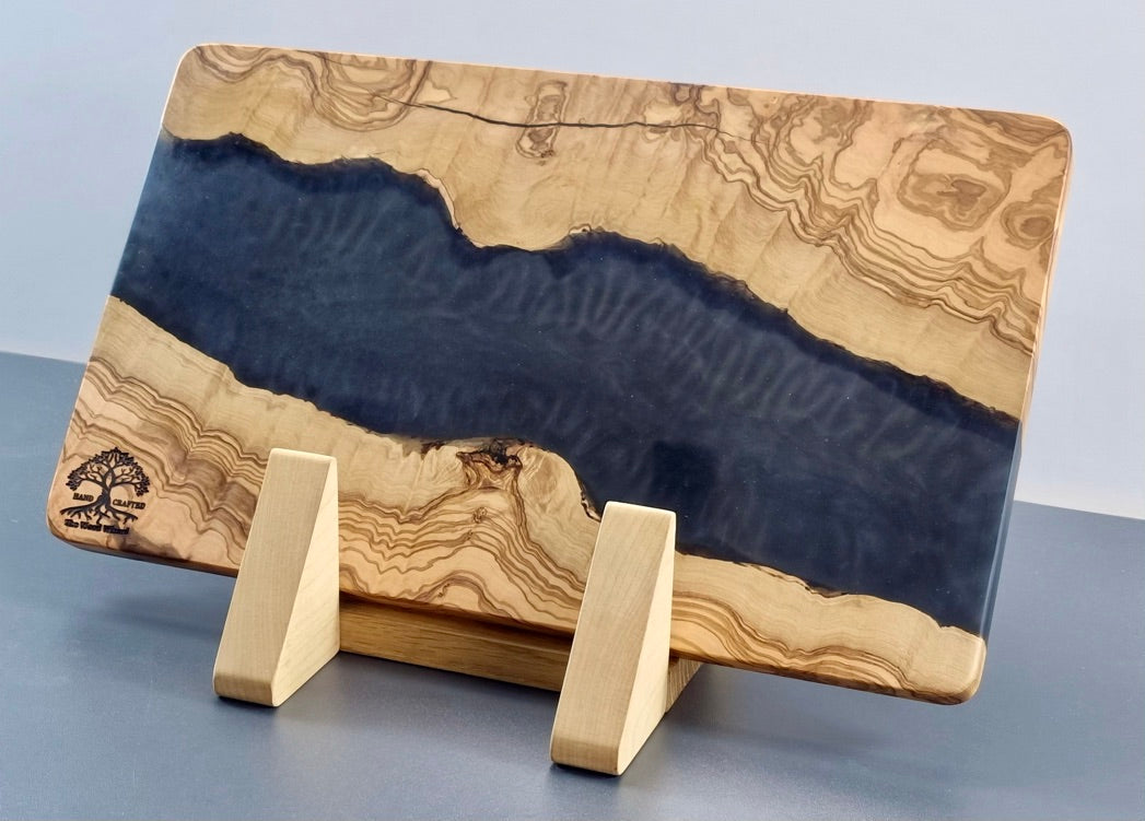 Olive Wood Serving/Cutting Board - Epoxy Resin All Colours